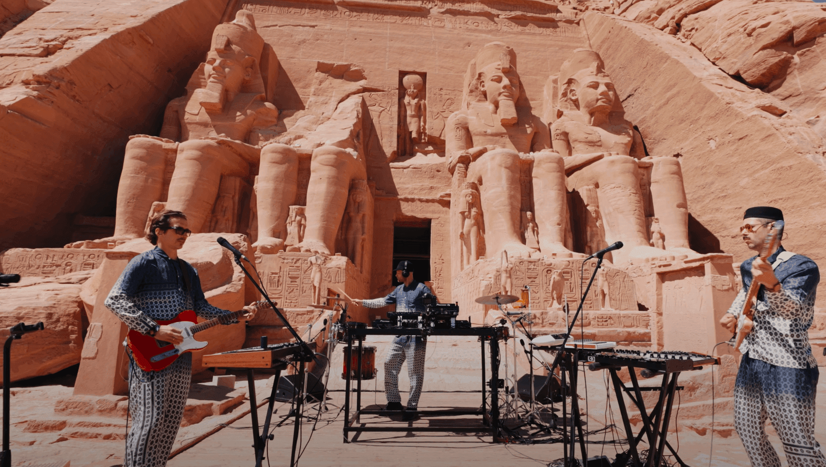 WhoMadeWho live at Abu Simbel, Egypt for Cercle