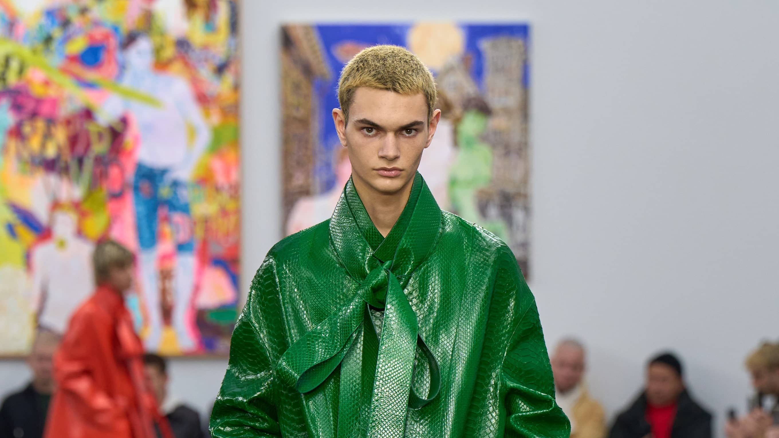 LOEWE Fall Winter 2024 men’s runway collection
