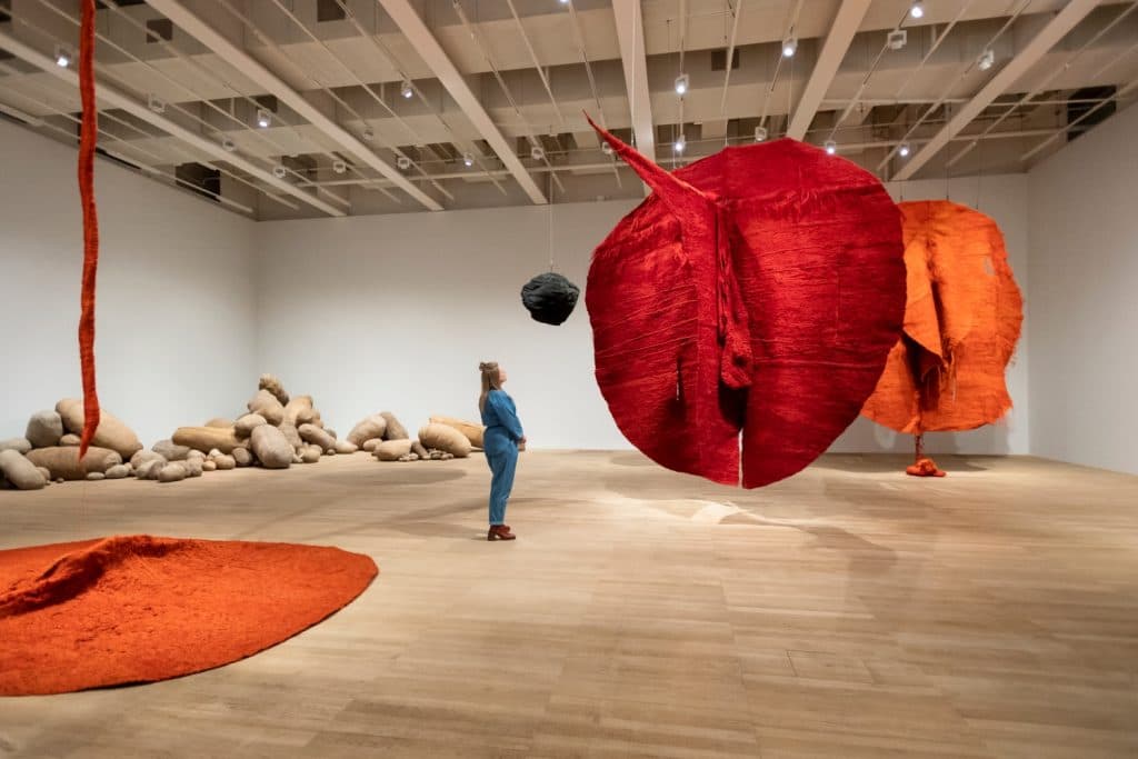 Step inside Magdalena Abakanowicz's forest of woven sculptures
