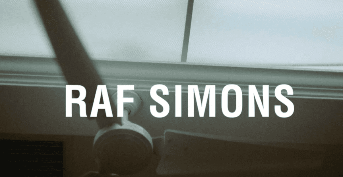 raf simons by rubberband.