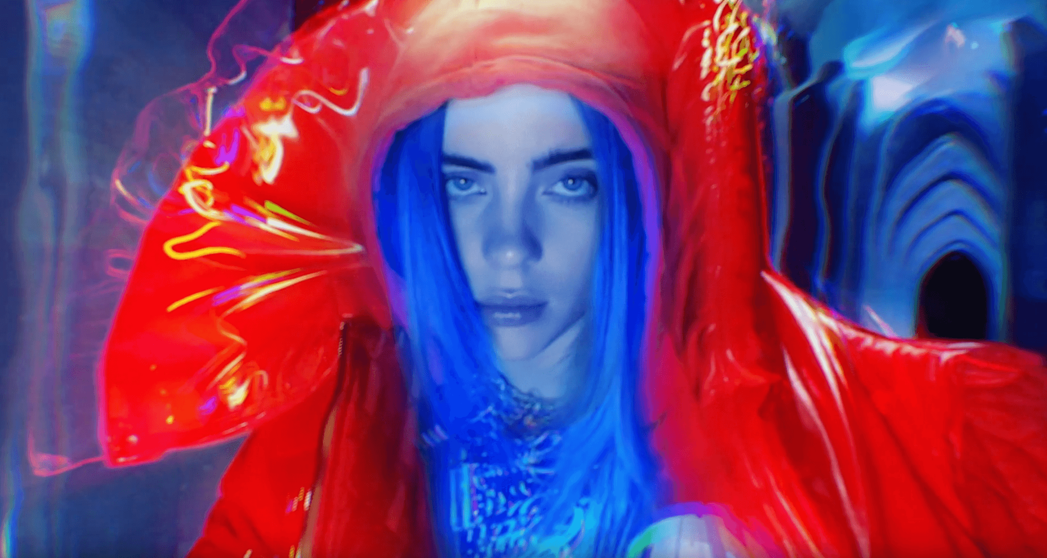 Billie Eilish poses for Numéro