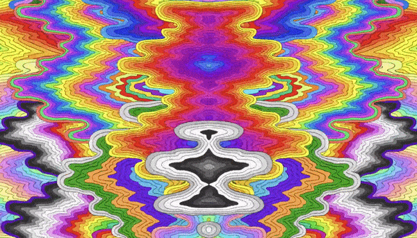 Kaleidoscopic Drip Cascade
