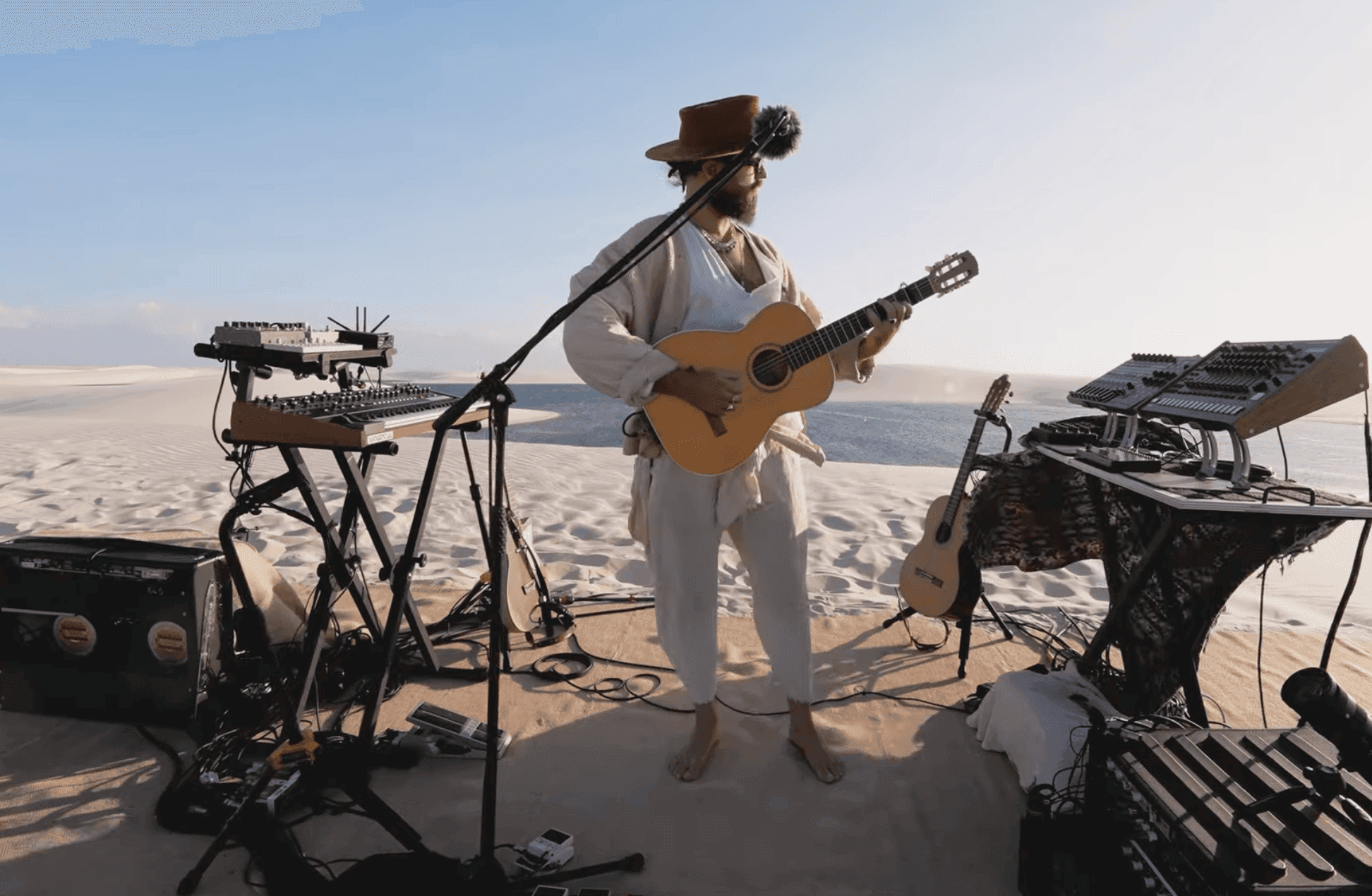 RY X live from Lençóis Maranhenses National Park, in Brazil