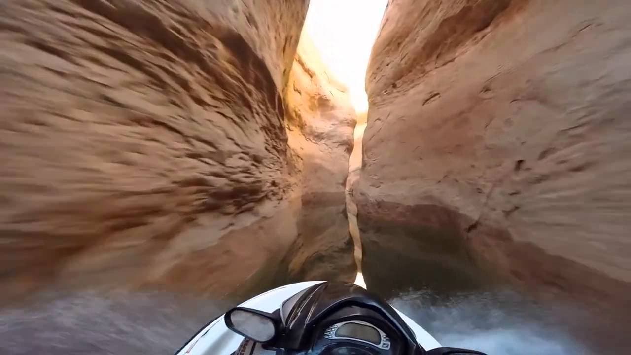 High-Speed Canyon Jet Ski in Lake Powell