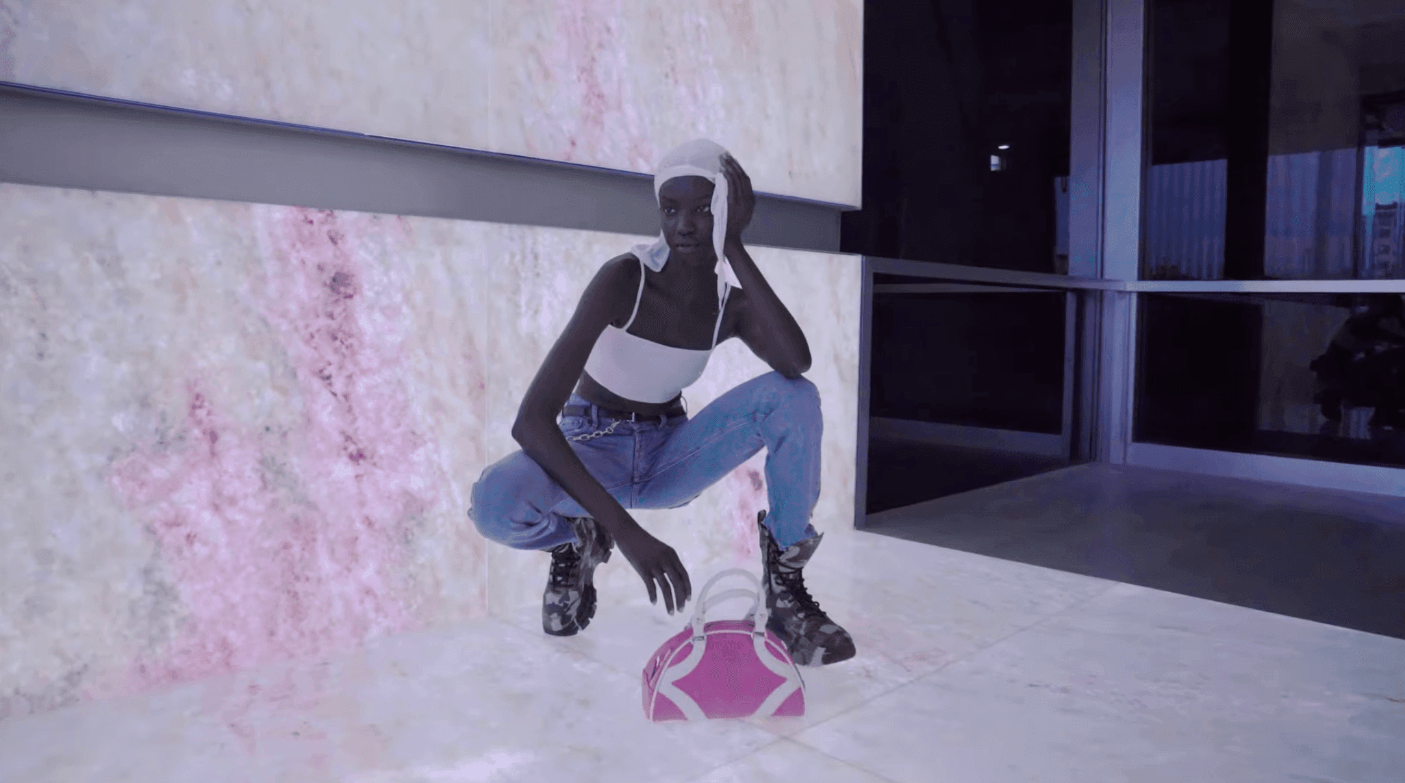 Anok Yai - #PradaSS20 Model Journey