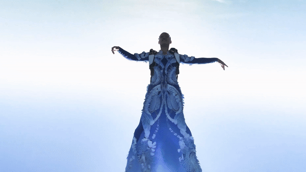 Iris Van Herpen Skydive Footage