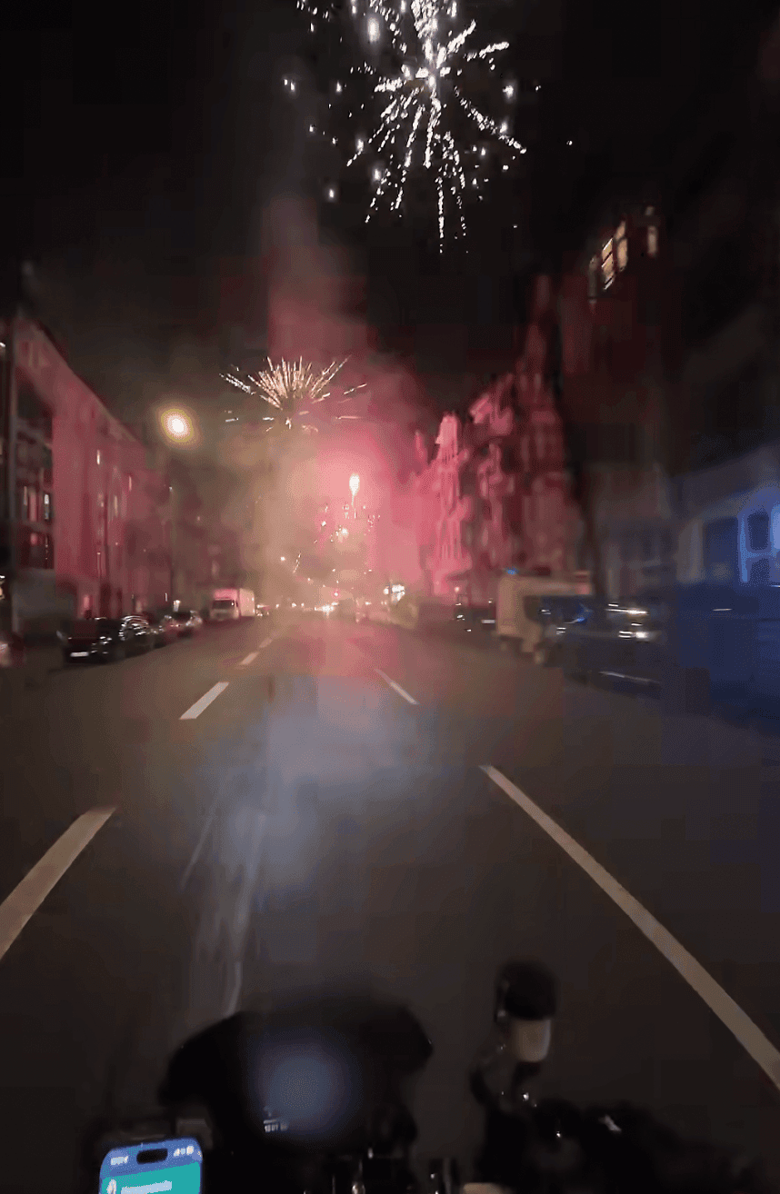 NYE in Berlin (Michael Treeg by bike)