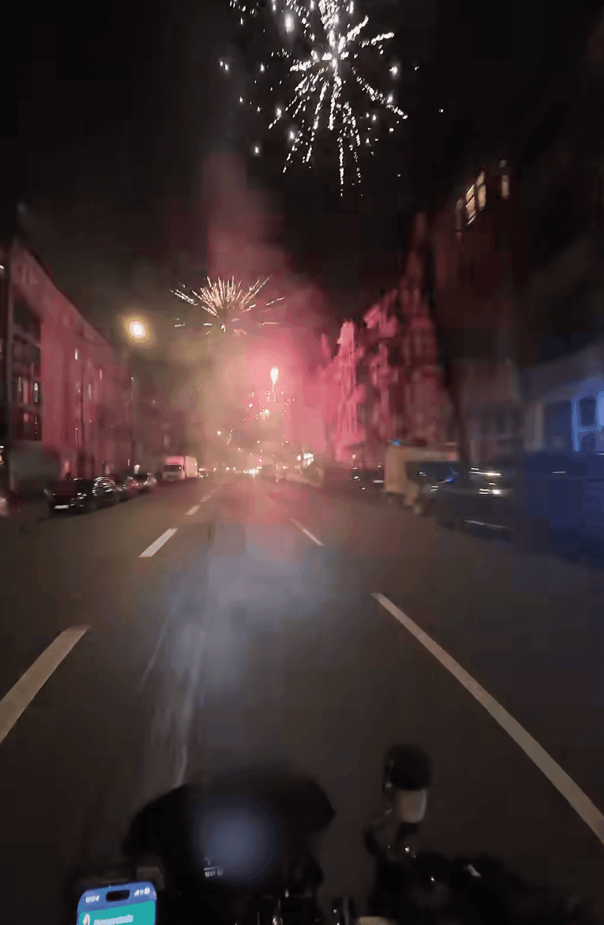 NYE in Berlin (Michael Treeg by bike)