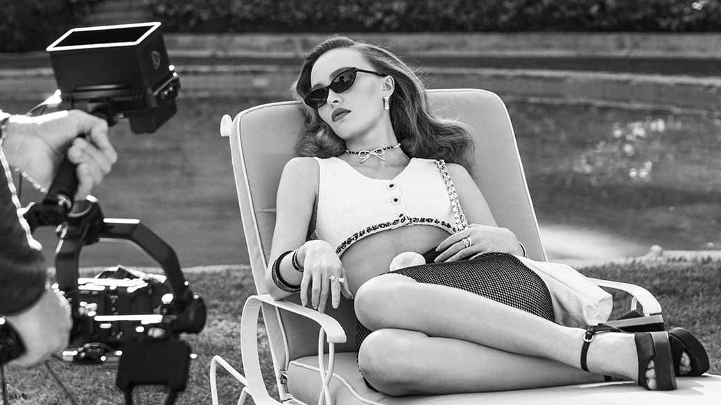 Lily-Rose Depp for the CHANEL 22 Bag Campaign
