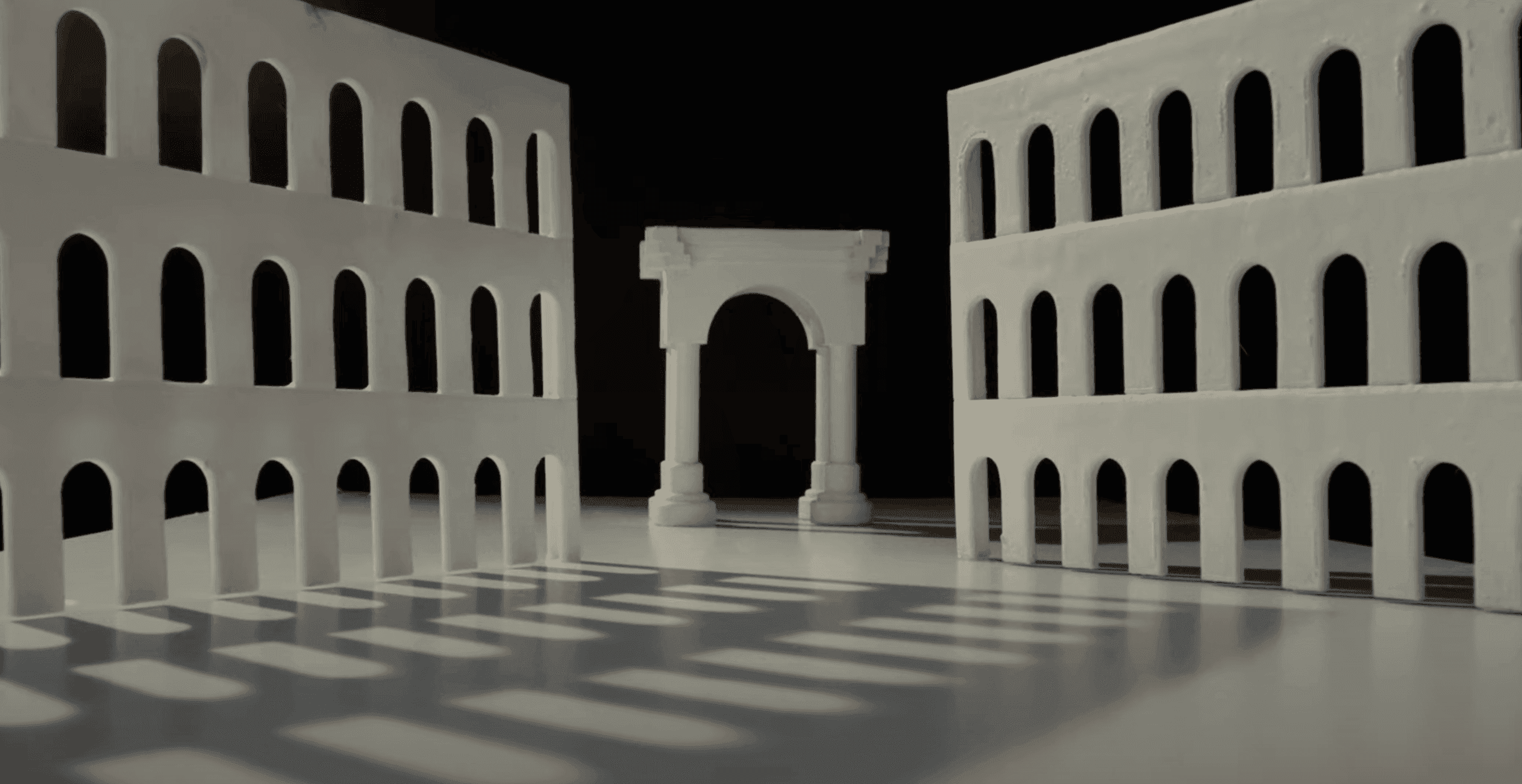 Weaving between real and abstract worlds against the backdrop of spectacular Catalonian architecture