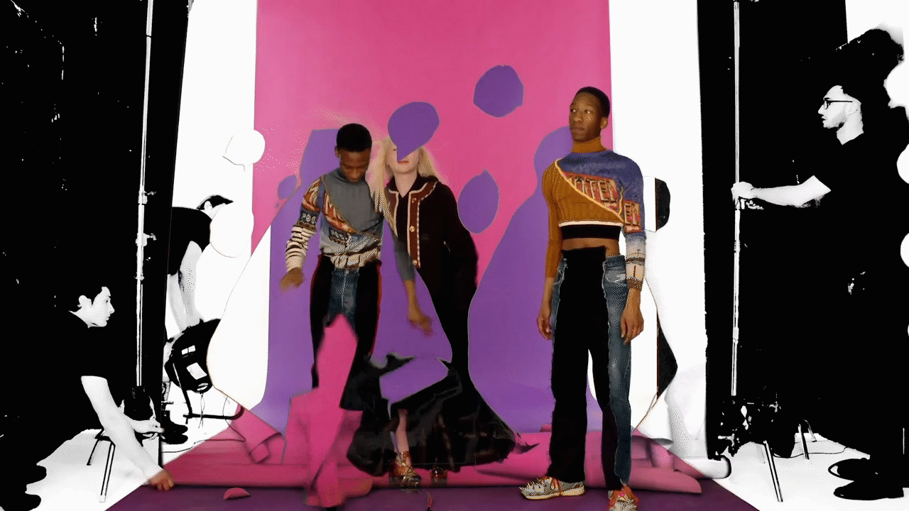 Duran Lantink's designs are transformed in this splicing, slicing fashion film - Cut 'n' Shut