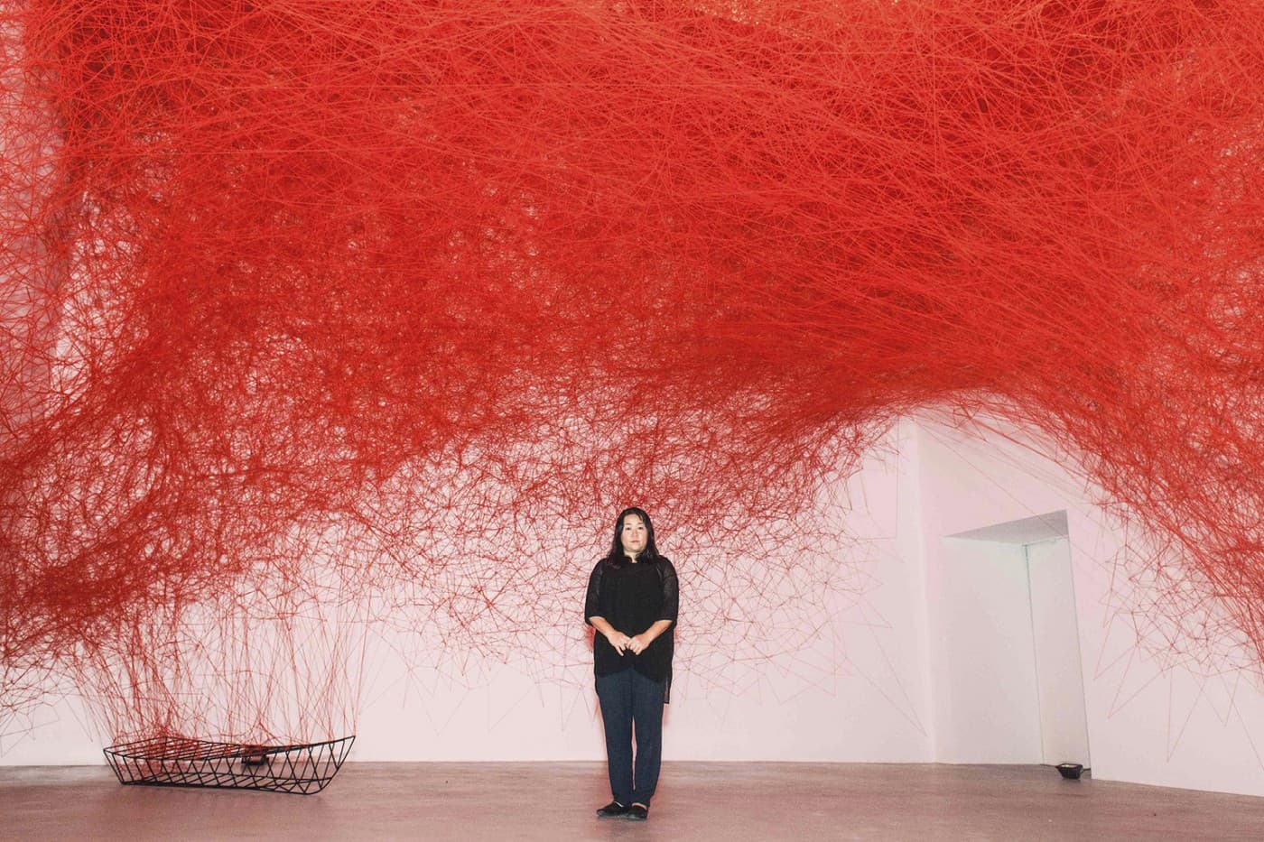 Chiharu Shiota Uses String to Draw in Space
