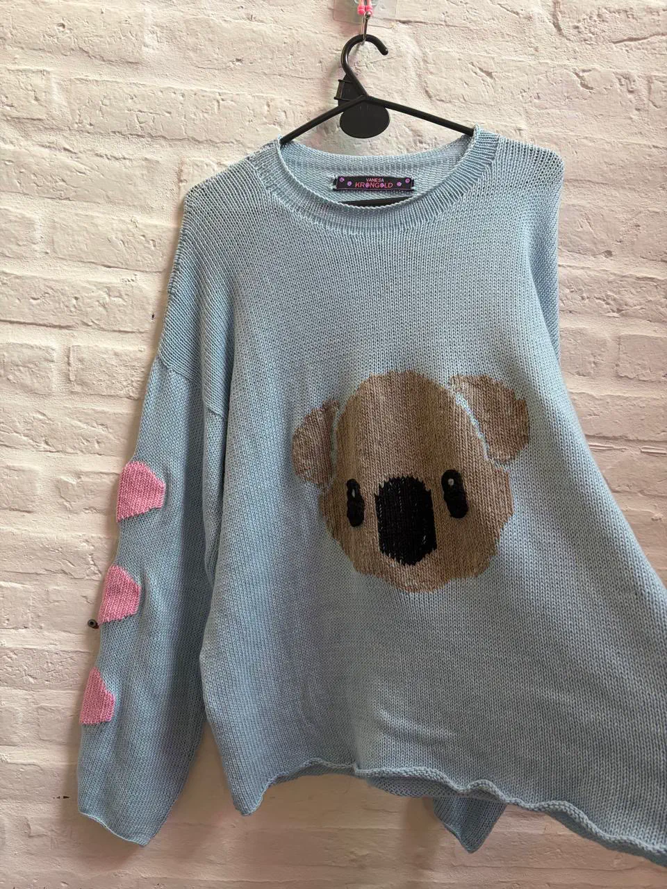 Koala Heart Sweater VK x MAFF, three-quarter front